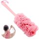 thumbnail image 1 of Flor de ducha con mango largo, cepillo de baño colgante, cepillo para colgar en la espalda, cepillo de esponja para baño, cepillo de ducha duradero para mujeres y hombres BRILLAR  Rojo Verde, 1 of 5