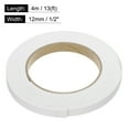 thumbnail image 2 of Uxcell 2Pcs Rolls Single Sided Foam Tape Removeable EVA Sponge Mounting Tape Strong Adhesive Tape Strips White 13ft x 1/2" x 1/16", 2 of 5