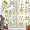 thumbnail image 5 of Darzheoy 9 Sheets Easter Window Clings Easter Bunny Egg Window Decals Double-Sided Seasonal Spring Floral Butterfly Window Decor for Easter Egg Hunt Games Party Supplies, 5 of 6