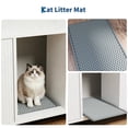 thumbnail image 3 of 59" Double-Room Cat Litter Box Enclosure, Large Hidden Litter Box Furniture – Modern Wooden Cat House with Litter Mat – TV Stand Side Table, 3 of 8