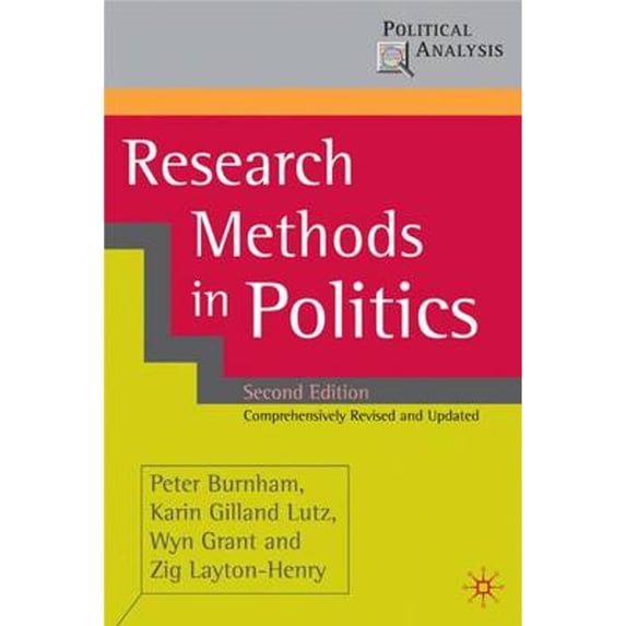 Pre-Owned Research Methods in Politics (Paperback) 0230019854 9780230019850