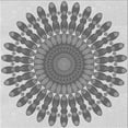 thumbnail image 1 of Ahgly Company Machine Washable Indoor Square Transitional Smokey Gray Area Rugs, 4' Square, 1 of 7