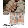 thumbnail image 2 of Pedicure Kit,18Pcs Nail Clipper Set,Nail Clipper Kit for Adult,MoHern Finger Nail Clippers Set,Women Manicure Set, 2 of 6