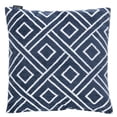 thumbnail image 4 of SAFAVIEH Triska Diamond Pillow, 18" x 18", Navy, 4 of 5