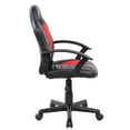 thumbnail image 4 of Pemberly Row Chaise de Course pour Enfants et Étudiants en Similicuir Rouge/noir, 4 of 6