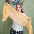thumbnail image 2 of 10 piezas/lote tamaño 170*45 cm niños liso arrugado chal de algodón arrugado hijab chal largo musulmán cabeza hijab bufanda al por mayor, 2 of 5
