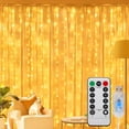 thumbnail image 5 of 3/4/6M USB Curtain Lights Indoor Waterfall Fairy String Lights Led Bedroom Lights Decoration Wedding Christmas Party Holiday, 5 of 5