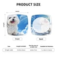 thumbnail image 5 of Fuzoiu Cute Cloud Bichon Frise Print Square Cushion Cover,Couch Cushion Covers, Stretch Seat Slipcover for Dining Chairs, Banquets, and Home Decor-Four Pieces, 5 of 7