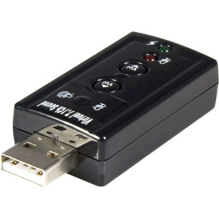 Startech Virtual 7.1 USB Stereo Audio Adapter External Sound Card, ICUSBAUDIO7