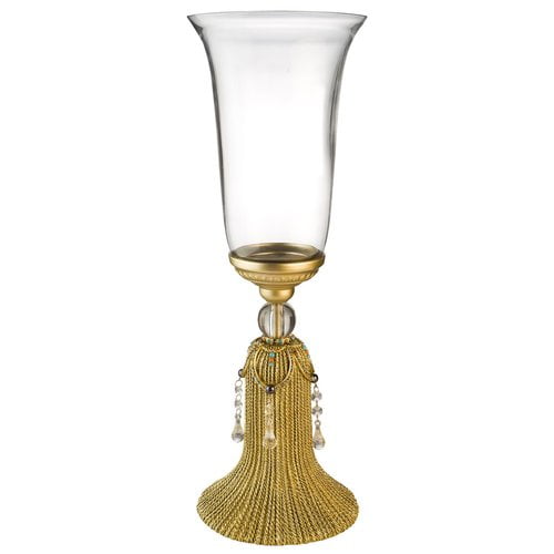 Auric Twists Decorative Vase With Glass