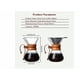 thumbnail image 2 of Cafetera De Vidrio Con Filtro De Acero Inoxidable Xtellar transparente, 2 of 4
