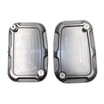 thumbnail image 1 of 1 Par de Cubiertas de Bomba de de Motocicleta con Tornillos de 4 Piezas para FLH Glide 2008 2017 Negro 1, 1 of 6
