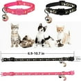 thumbnail image 4 of EIGTHTAIL 3PCS Breakaway Cat Collars with Bell Moons Stars Cute Kitty Adjustable Safe Kitten Collars with Pendant Glow in The Dark, 4 of 7