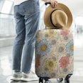 thumbnail image 2 of Beige Colorful Sunflower Pattern Luggage Cover Fashion Suitcase Cover Baggage Covers Fit 25-28 Inch Luggage (Go Travel), 2 of 5