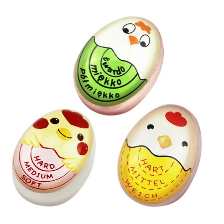 

Xewsqmlo Color Changing Boiled Egg Timer Kitchen Cooking Yummy Alarm Tool (Green)