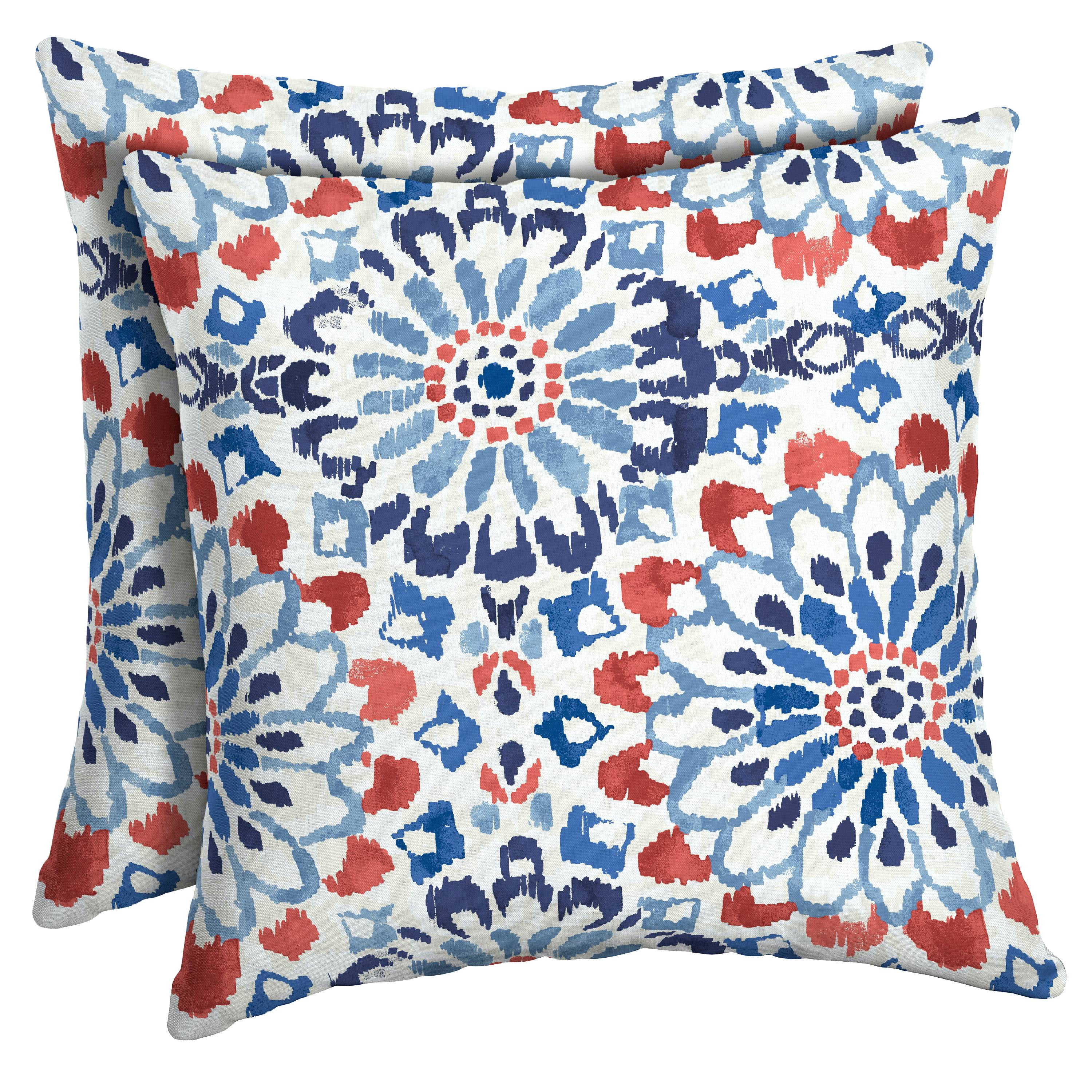 Arden Selections Clark 16 X 16 In Outdoor Toss Pillow Set Of 2 Walmart Com Walmart Com