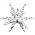 thumbnail image 1 of 30 Pouces Blanc Commercial Incassable Radical 3-D Flocon de Neige Ornement de Noël, 1 of 1