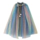 thumbnail image 1 of Disfraz de Cenicienta de Disney, ropa infantil para niñas, vestido de baile, vestidos de princesa para Halloween, fiesta de cumpleaños, trajes 7-8T (etiqueta 140) Gao Jinjia LED, 1 of 2