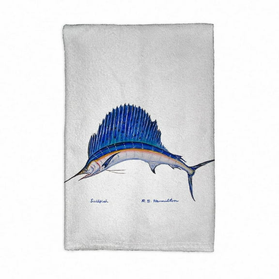 Betsy Drake Interiors Sailfish Kitchen Towel
