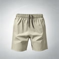 thumbnail image 6 of LWavelet Workout Shorts Men Relaxed Fit Drawstring Hiking Shorts Sports Elastic Waist Beach Athletic Shorts with Pockets, 6 of 7