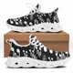 thumbnail image 1 of Zapatillas Doginthehole para hombre, diseño de notas musicales, informales, para caminar, de malla transpirable, con plataforma, 1 of 6