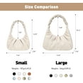 thumbnail image 3 of LHSHID Shoulder Handbag for Women Fashion Ruched Shoulder Hand Purse Sofii Clutch Hobo Bag Trendy Purse for Lady, 3 of 9