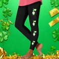 thumbnail image 3 of successthop St. Patrick Day Workout Pants Ireland Festival Green Leggings Plus Size Trousers Comfortable Workout Bottoms S, 3 of 4