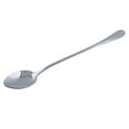 thumbnail image 2 of PASILI 6Pcs Silver Stainless Steel Spoon Round Spoon Kitchen Supplies Tableware For Ice Tea Milkshake Coffee Soup 19.5Cmx2.8Cm, 2 of 9