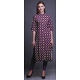 thumbnail image 2 of Bimba Kurta Longue Droite pour Femmes Coupe Régulière Tunique Kurti Décontractée Grande, 2 of 6