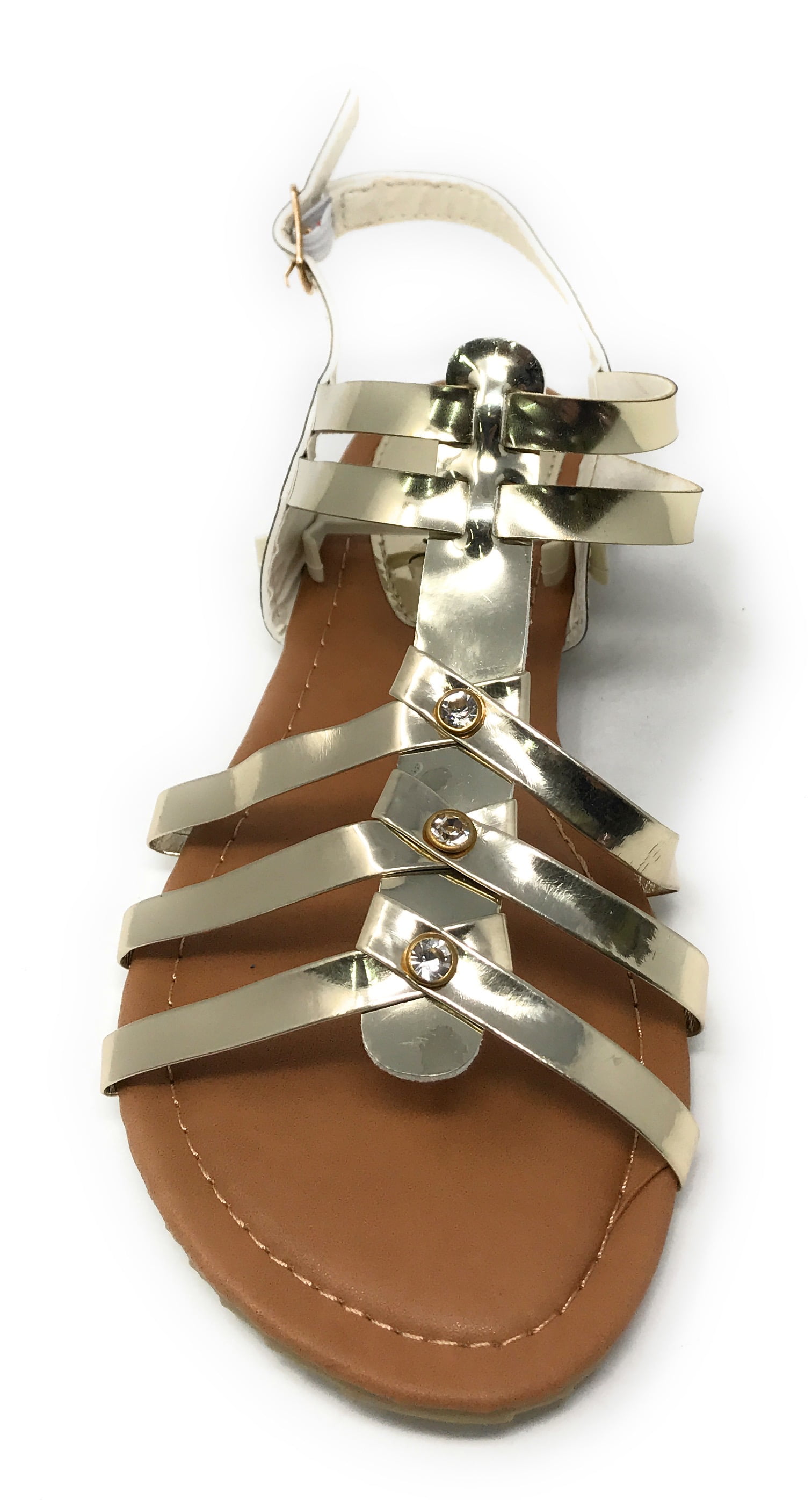 Metallic Strappy Sandal (Women's)
