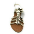 thumbnail image 2 of Metallic Strappy Sandal (Women's), 2 of 4