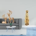thumbnail image 2 of Escultura de ciervo, estatua de resina, figura de animal, adorno de mesa, reno moderno, , decoración para el hogar, ideal para dormitorio, sal, 2 of 8