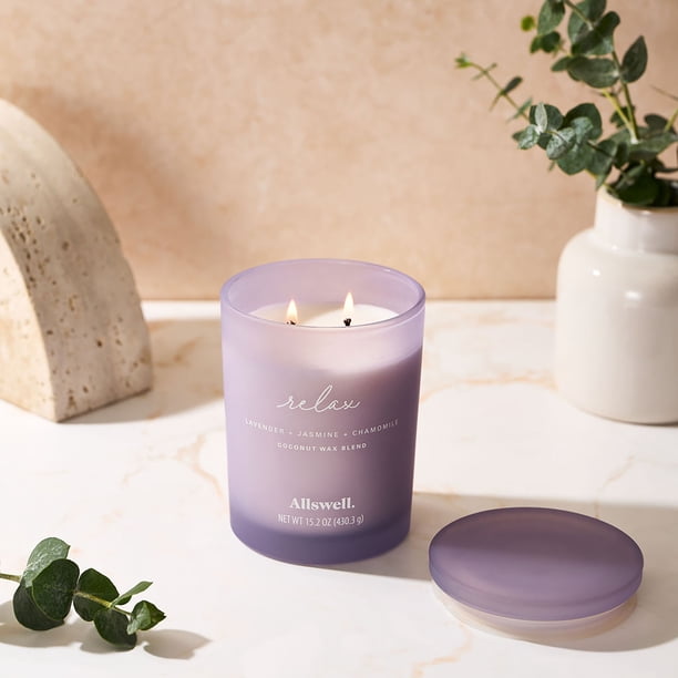 Allswell Relax Lavender + Jasmine + Chamomile Scented Spa Jar
