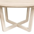 thumbnail image 3 of 51 Round Solid Wood Dining Table in Light Natural Mango, 3 of 5