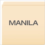Pendaflex® File Folders, Letter Size, Manila, Straight Cut, 100/BX