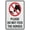 Warning Sign 4, variant on Caution Narrow Bridge Ahead Warning Security Outdoor Sign - 8"x12", Reflective, Weatherproof - Rural Road, Countryside, Small Bridge, Residential Area