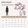 thumbnail image 4 of Fotbe Cherry Blossoms Pattern Long Sleeve Pajama Set for Women,Sleepwear Set,2-piece Loungewear Set,Soft PJs Comfy Nightwear with Pockets -X-Large, 4 of 7
