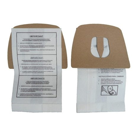 Royal Dirt Devil Style F Canister Vac Vacuum Bags 3200147001, 124SW Type Enviro [2 Loose Bags]