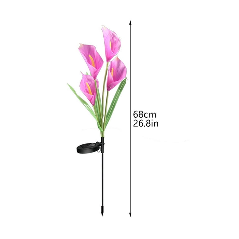  White Calla Lily Lamp Table Lamp LED Simulation Calla