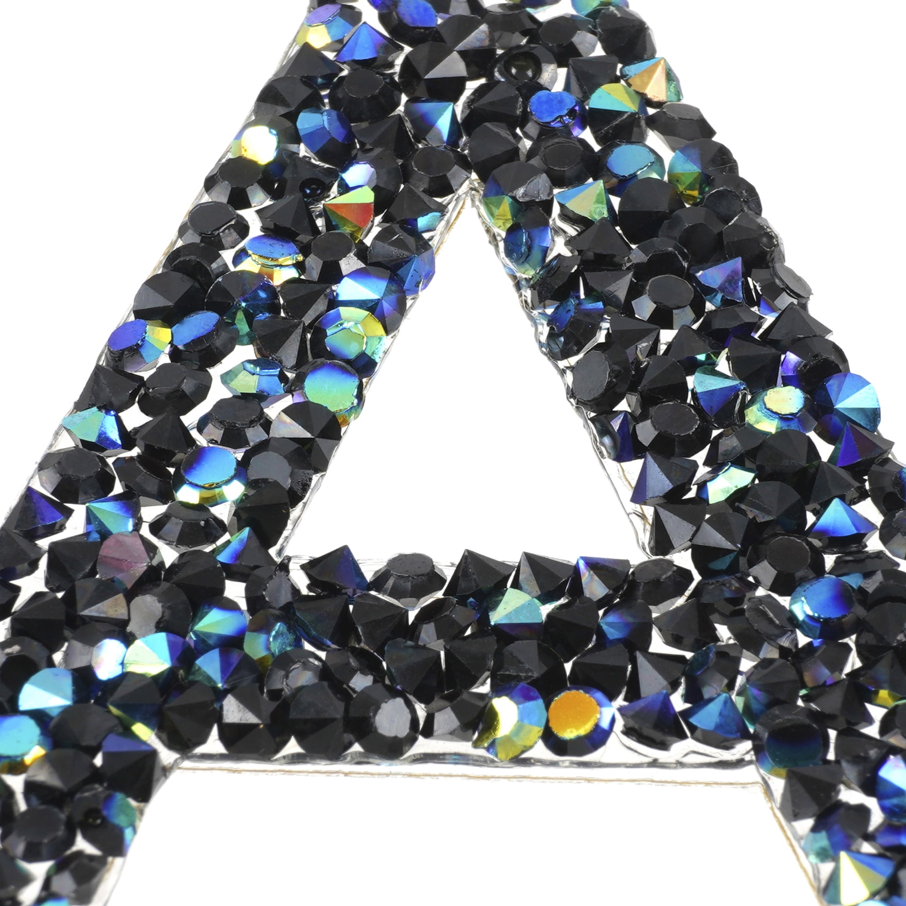 Recollections Black AB Letter Bling Sticker, 12 Pack