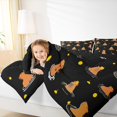 thumbnail image 4 of Homewish Brown Capybara 2pcs Bedding Comforter Set For Kids Boys Girls,Kawaii Animal Twin Comforter Sets,Cartoon Wildlife Breathable Bedding Set,Lightweight Room Decor,Reversible, 4 of 8