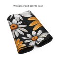 thumbnail image 4 of Hirioo Yellow White Daisy Pattern for Mouse Pad ,Anti-Slip Base, Durable Stitched Edges, Perfect for Gaming, Office, and Home Use,16x35.5in, 4 of 9