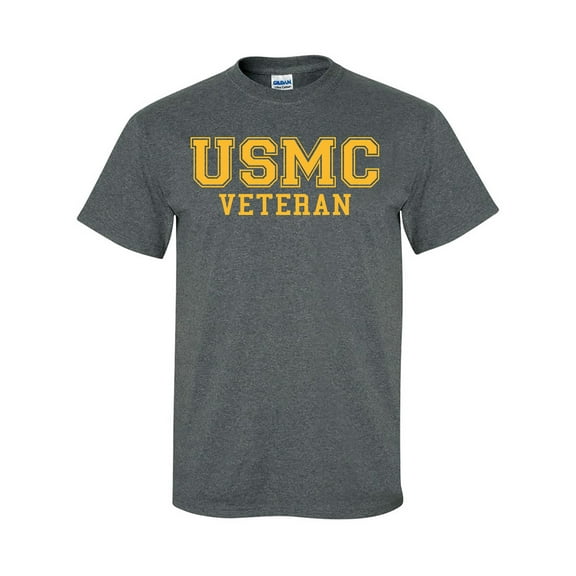 USMC Veteran GOLD Logo Short Sleeve T-Shirt
