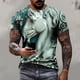 thumbnail image 2 of Camisetas de Manga Larga de los Hombres Relief Steed Impresión Gráfica Tee, Sudadera de Cuello de la Tripulación Casual para Al Aire Libre, Vacaciones Y Uso Diario, 2 of 6