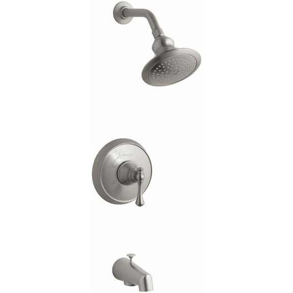 Kohler K-16213-4A-BN Revival Brushed Nickel R-Temp Bath and Shower Faucet Trim