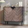thumbnail image 1 of GloryStar Buffet avec Portes, Bahut Moderne avec Tablette Réglable, Console de Rangement Autoportante pour Entrée, Salle à Manger Ou Salon, 1 of 7
