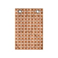 thumbnail image 1 of Geometric Hanging Pocket Organizer, Ordered Diagonal Squares and X Forms in Continuous Style Tangerine Tones, Printed Polyester Storage Bag with Pockets, 14" x 20", Burnt Orange White, 1 of 2