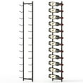 thumbnail image 1 of Gymax 12 Bottles Wall Mounted Wine Rack Metal Wine Display Holder Organizer, 1 of 9