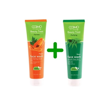 Pack of 2 Skin Naturals Face Wash 5 Oz - Neem & Papaya