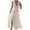 Khaki, variant on IROINNID Formal Dress for Women Wedding Guest Evening Night Party Dress Elegant England Loose Sleeveless Solid V-Neck Floor-Length Dress,Khaki